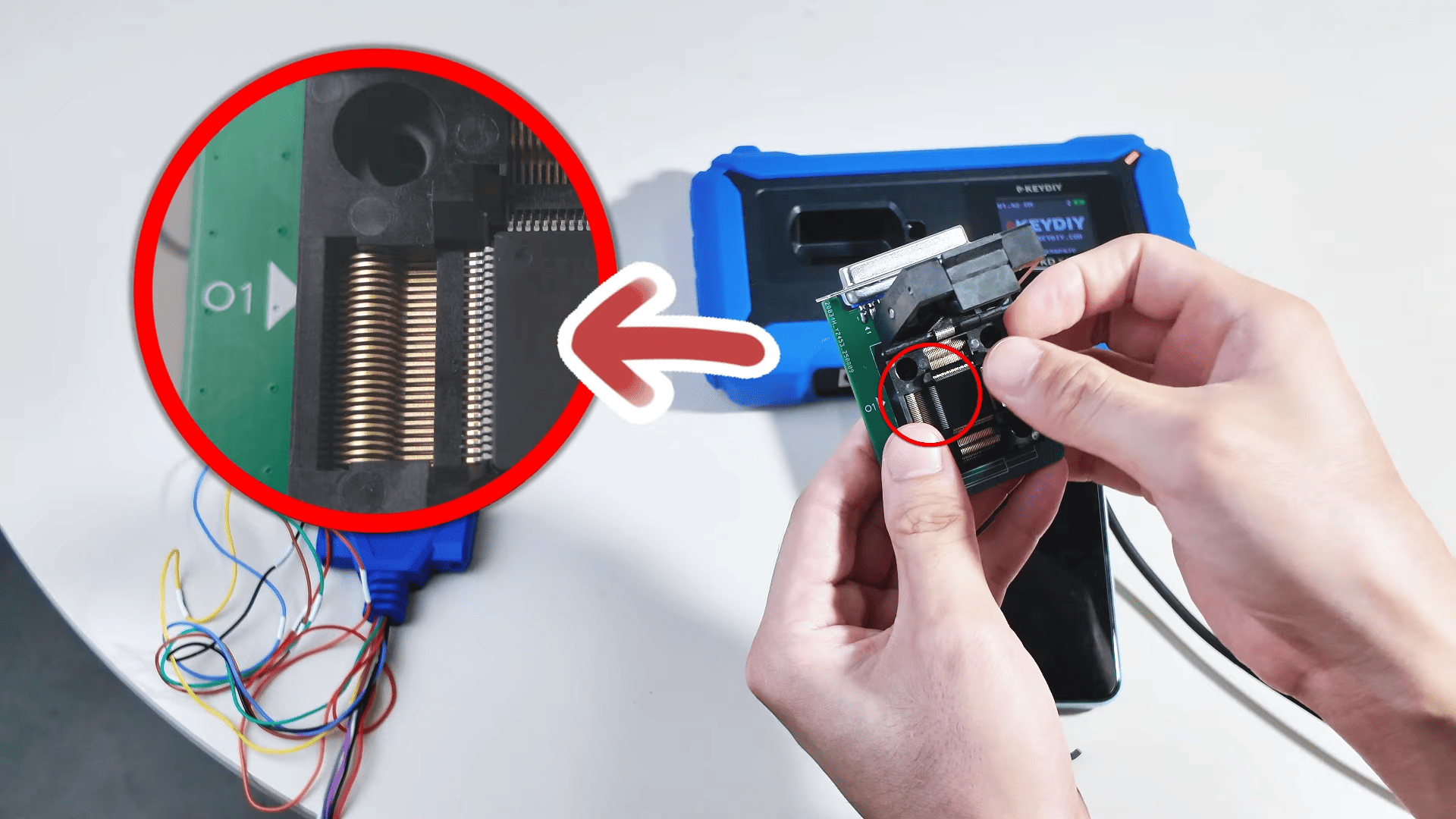 How to Program Land Rover Jaguar SPC Chip Using KD SPC560B60L3 Chip ...