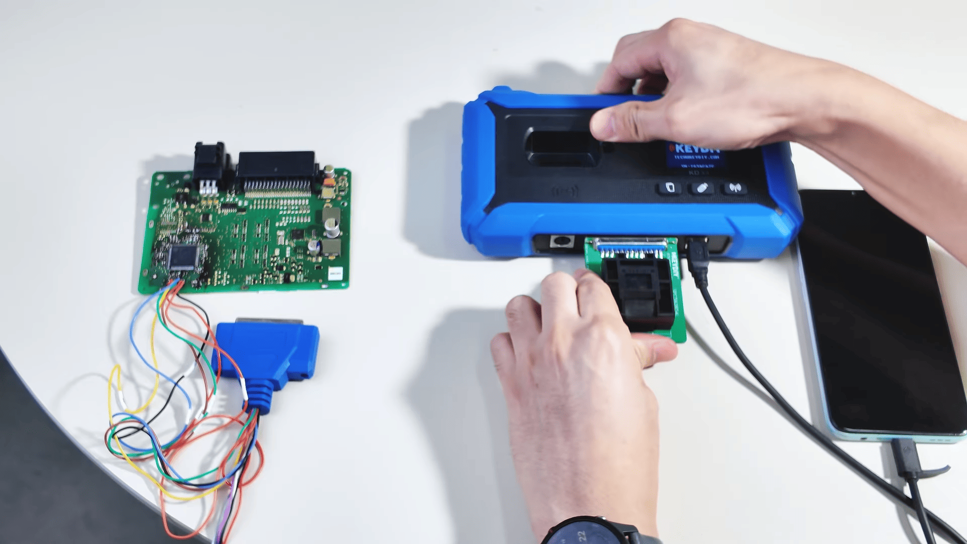 How to Program Land Rover Jaguar SPC Chip Using KD SPC560B60L3 Chip ...